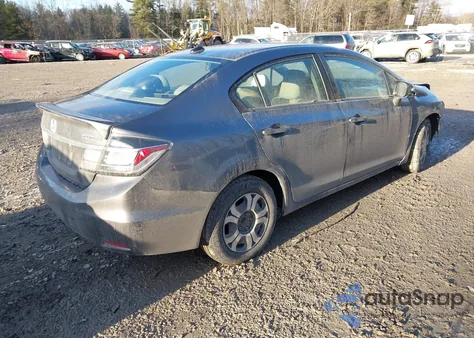 2013 Honda Civic Hybrid z USA, uszkodzony, nr VIN 19XFB4F29DE201901